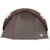 vidaXL Fishing Tent 2-Person Brown Waterproof