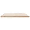 vidaXL Floor Bed Frame Natural 223.5 x 204 x 9 cm Solid Pine Wood