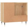 vidaXL Bathroom Cabinet Sonoma Oak 65x33x60 cm Engineered Wood