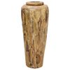 vidaXL Decoration Vase 40x100 cm Solid Teak Wood