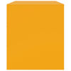 vidaXL TV Cabinets 2 pcs Mustard Yellow 67x39x44 cm Steel