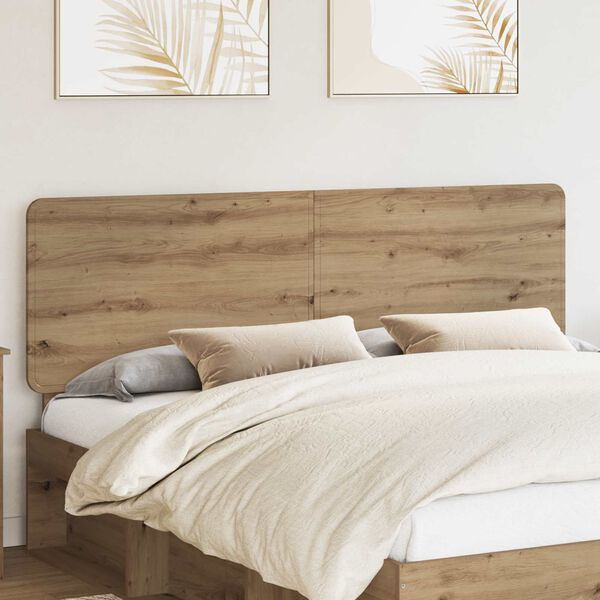 vidaXL Headboard Artisan Oak 180 cm Engineered wood