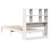 vidaXL Bookcase Bed without Mattress White 90x190 cm Single Solid Wood Pine