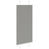 vidaXL Pleated Blind Anthracite 55x150 cm Fabric Width 54.4 cm Polyester