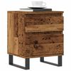 vidaXL Bedside Cabinet Old Wood 40x35x50 cm Engineered Wood