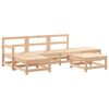 vidaXL 6 Piece Garden Lounge Set Solid Wood Pine