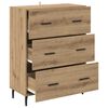 vidaXL Sideboard with Drawer Artisan Oak 69.5 x 34 x 90 cm