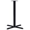 vidaXL Bistro Table Leg Black 76x76x107 cm Cast Iron