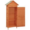 vidaXL Garden Storage Cabinet Brown 42.5x64x190 cm