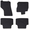 vidaXL Car Mat 4 pcs Black suitable for LEON eTSI MHEV 2020- Rubber