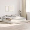 vidaXL Storage Bed Frame with Drawer White 200 cm Engineered Wood