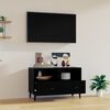 vidaXL TV Cabinet Black 80x36x50 cm Engineered Wood