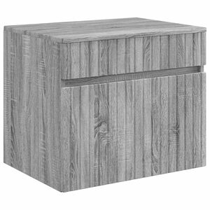 vidaXL Wall-mounted Bathroom Cabinet Grey Sonoma 59 x 44.5 x 50 cm