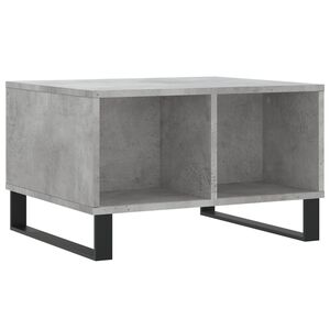 vidaXL Coffee Table Concrete Grey 60x50x36.5 cm Engineered Wood