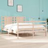 vidaXL Bed Frame without Mattress 120x190 cm Small Double Solid Wood Pine