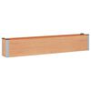 vidaXL Garden Raised Bed Brown 200 x 30 x 36 cm alu.