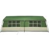 vidaXL Family Tent with Roof Green and Beige 622 x 295 x 238 cm