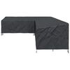 vidaXL Furniture Cover Black 355 x 275 x 80 cm 600D Oxford Fbric