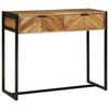 vidaXL Console Table Brown 90 x 35 x 75 cm Solid Acacia Wood