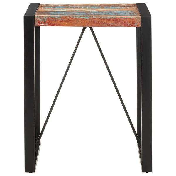 vidaXL Dining Table 60x60x75 cm Solid Reclaimed Wood