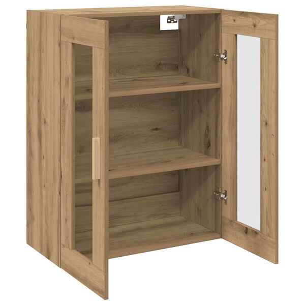 vidaXL Hanging Wall Cabinet Artisian Oak 69.5x34x90 cm