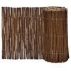 vidaXL Lawn Fence 5 pcs Brown 200 x 30 cm