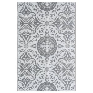 vidaXL Outdoor Carpet ARAKIL Light Grey 120x180 cm PP