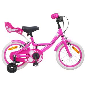 vidaXL Kids Bike 12 Inches for 2-4 Years Old Pink