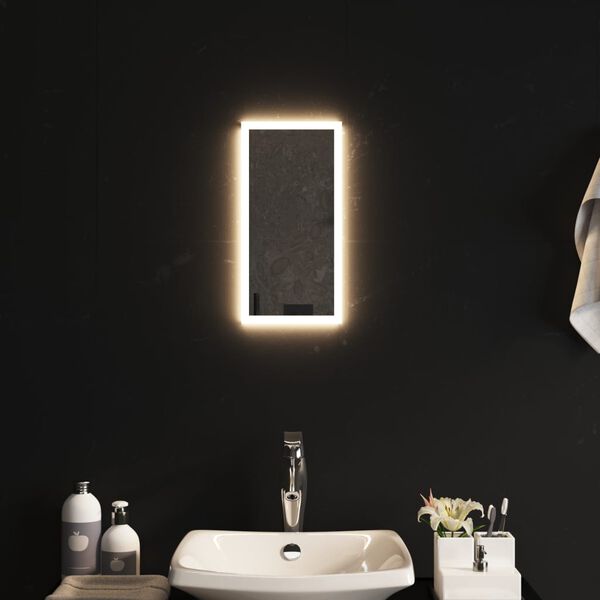 vidaXL LED Bathroom Mirror 20x40 cm
