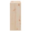 vidaXL Wine Rack 2 pcs Natural 62 x 25 x 62 cm Solid Pine Wood
