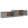 vidaXL TV Cabinet Grey Sonoma 158.5x36x45 cm Engineered Wood