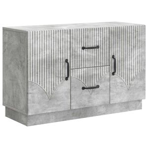vidaXL Sideboard Concrete Grey 89 x 34.5 x 57 cm Engineered Wood