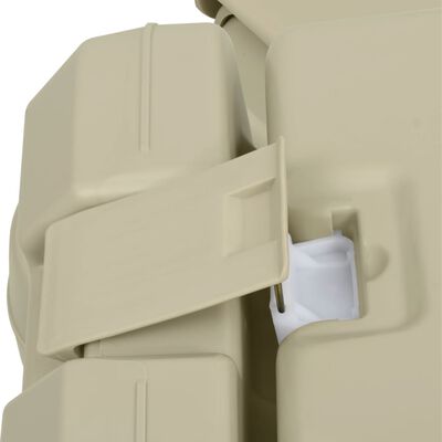 vidaXL Portable Camping Toilet 10+10L and Handwash Stand 20L Set Grey