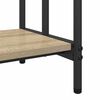 vidaXL Cloth Rack Sonoma Oak 90 x 30 x 100.5 cm Engineered wood