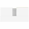 vidaXL Bathroom Cabinet White 65x33x60 cm Engineered Wood