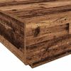 vidaXL Coffee Table Old Wood and Blue 80 x 80 x 31 cm Engineered Wood