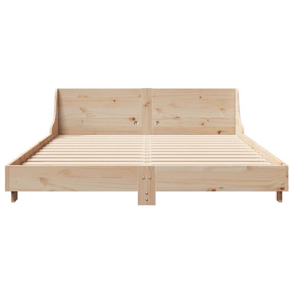 vidaXL Bed Frame without Mattress 120x200 cm Solid Wood Pine