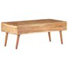 vidaXL Coffee Table 100x50x39 cm Solid Acacia Wood