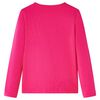 Kids' T-shirt with Long Sleeves Bright Pink 116