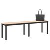 vidaXL Bench Natural 160 x 35 x 45 cm Solid Pine Wood