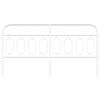 vidaXL Metal Replace Headboard White 183 cm