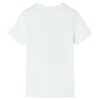 Kids' T-shirt with Short Sleeves Ecru 116