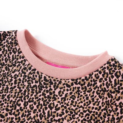 Kids' Sweatshirt Dress Medium Pink 92
