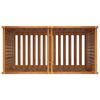 vidaXL Garden Planter with Liner 100x50x100 cm Solid Wood Acacia
