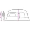 vidaXL Family Tent 9-Person Grey and Orange Quick Release Waterproof