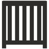 vidaXL Radiator Cover Black 78x20x82 cm Engineered Wood