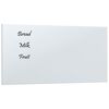 vidaXL Wall-mounted Magnetic Board White 60x30 cm Tempered Glass