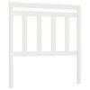 vidaXL Bed Headboard White 106x4x100 cm Solid Wood Pine