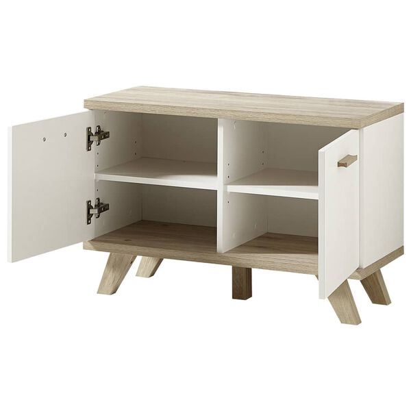 Germania Shoe Cabinet Oslo 76x35x51.5 cm Sonoma-oak and White