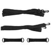 vidaXL Wind Protection Band Set for Parasol Black Polypropylene
